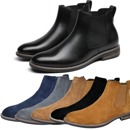 Men suede leather chelsea - leather,